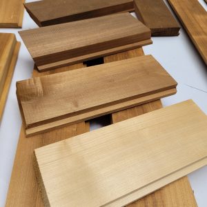 3D panel aspen brown planed heat treated (14,24)х74х(200,300,600)mm