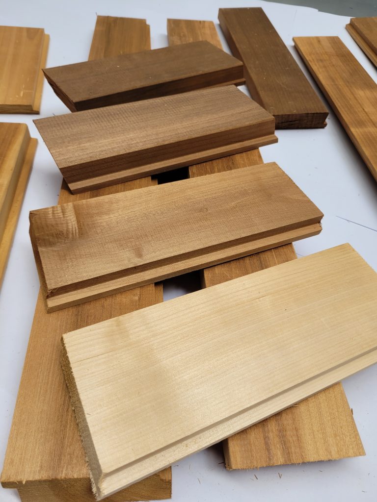 3D panel aspen brown planed heat treated (14,24)х74х(200,300,600)mm