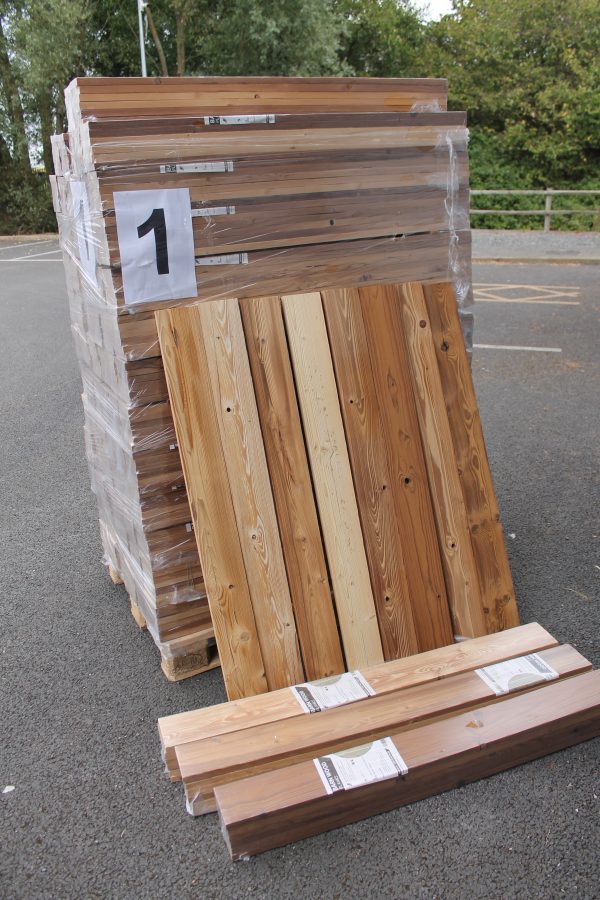 Barn board brushed thermo pine 20х120х1200