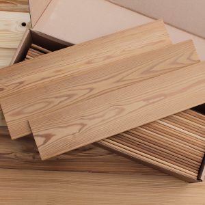 Wood tiles Pine planed heat treated 7х109х545mm